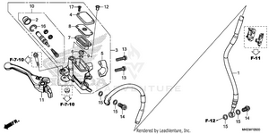Front Brake Master       Cylinder Schematic