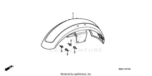 Front Fender Schematic