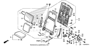 Rear Seat Schematic