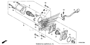 Starter Motor Schematic