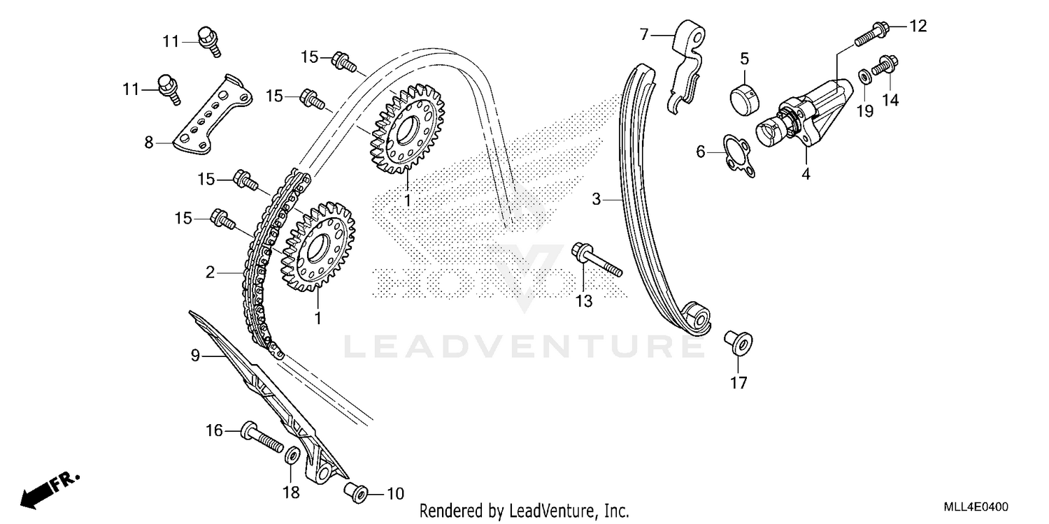 CAM CHAIN@TENSIONER