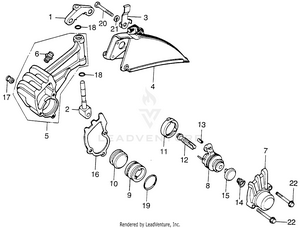 Brake Caliper Schematic