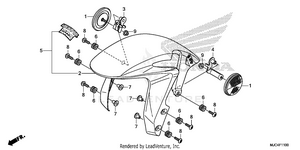 Front Fender Schematic