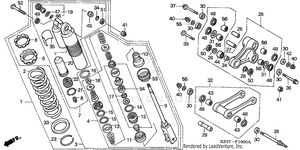 Rear Shock Absorber Schematic