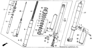 Front Fork 90 Schematic