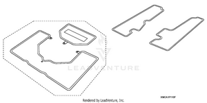 Deluxe Saddlebag Trunk   Mat Set (2) Schematic
