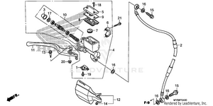 Front Brake Master       Cylinder Schematic