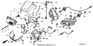 Headlight ('07-) Schematic