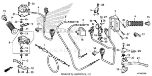 Handle Lever@switch@cable Schematic