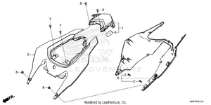 Rear Cowl Schematic