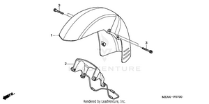 Front Fender Schematic