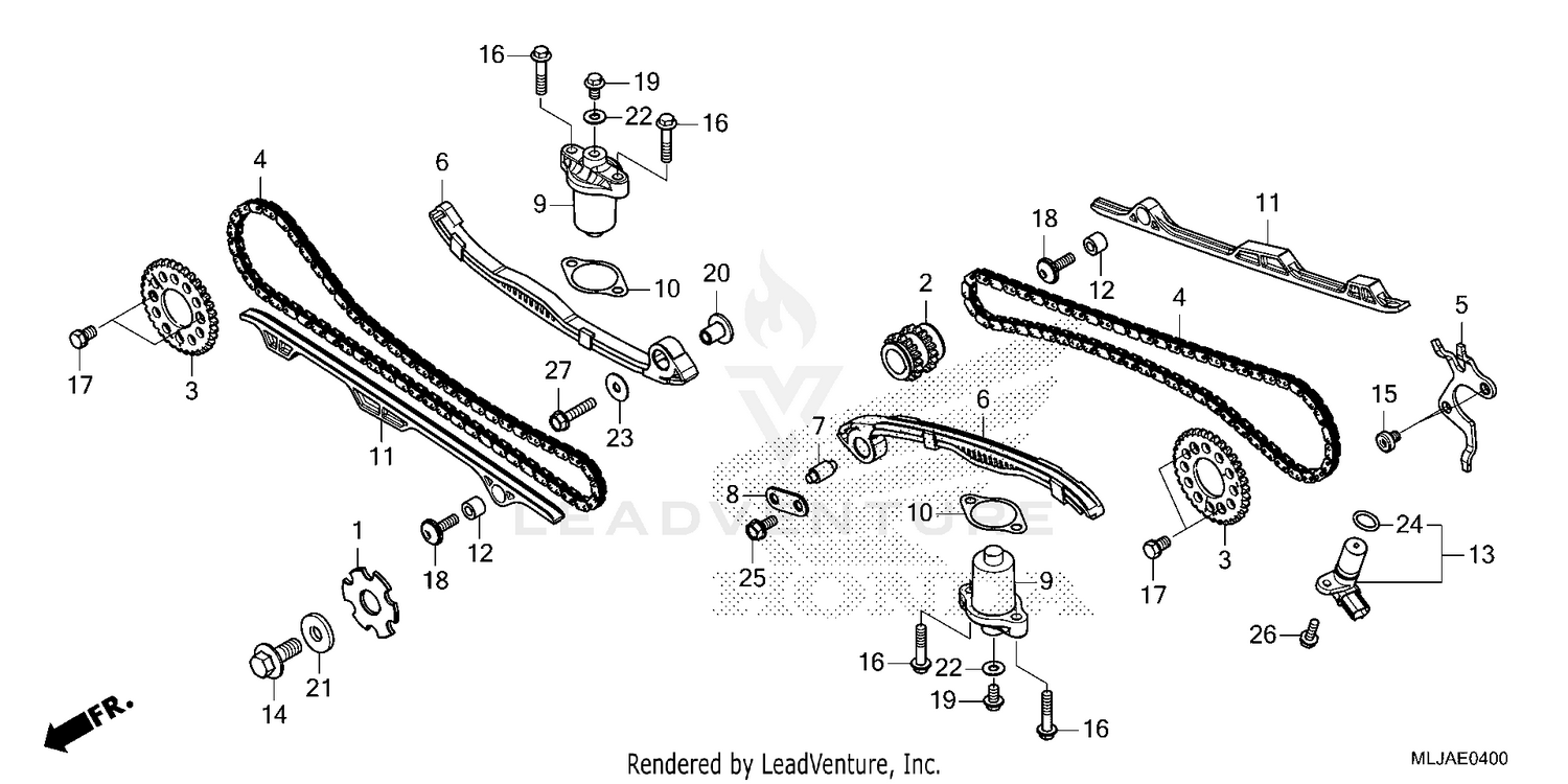 CAM CHAIN@TENSIONER