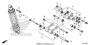 Rear Shock Absorber Schematic