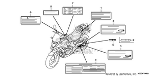 Caution Label Schematic