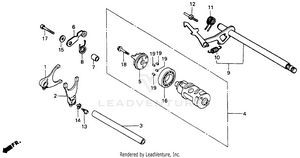 Gearshift Drum Schematic
