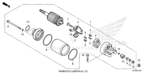 Starting Motor Schematic