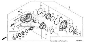 Final Driven Gear Schematic