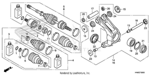 Rear Knuckle@rear        Driveshaft Schematic