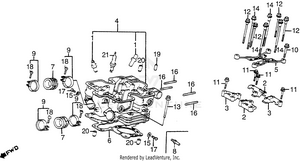 Rear Cylinder Head Schematic