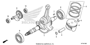 Crankshaft@piston Schematic