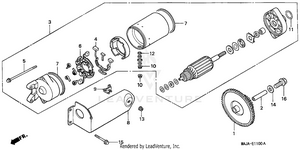 Starting Motor Schematic