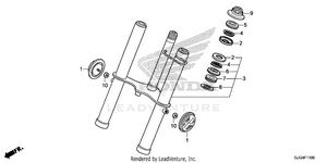 Front Fork Schematic