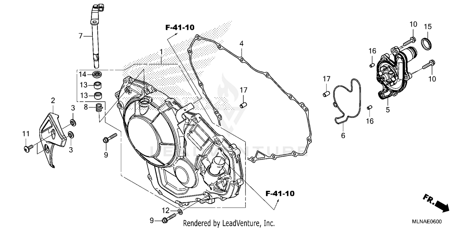 RIGHT CRANKCASE COVER (1)