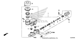 Brake Master Cylinder Schematic