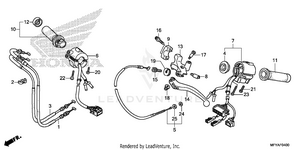 Handle Lever@switch@cable Schematic