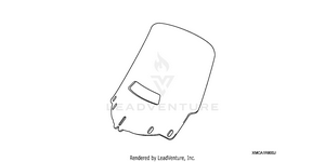 Vented Windshield (tall) Schematic