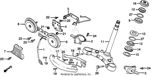 Steering Stem + Horn Schematic