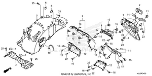 Rear Fender Schematic