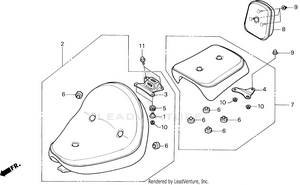 Vt1100c Seat 95-96 Schematic