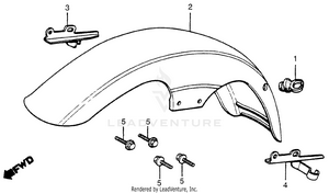 Front Fender Schematic