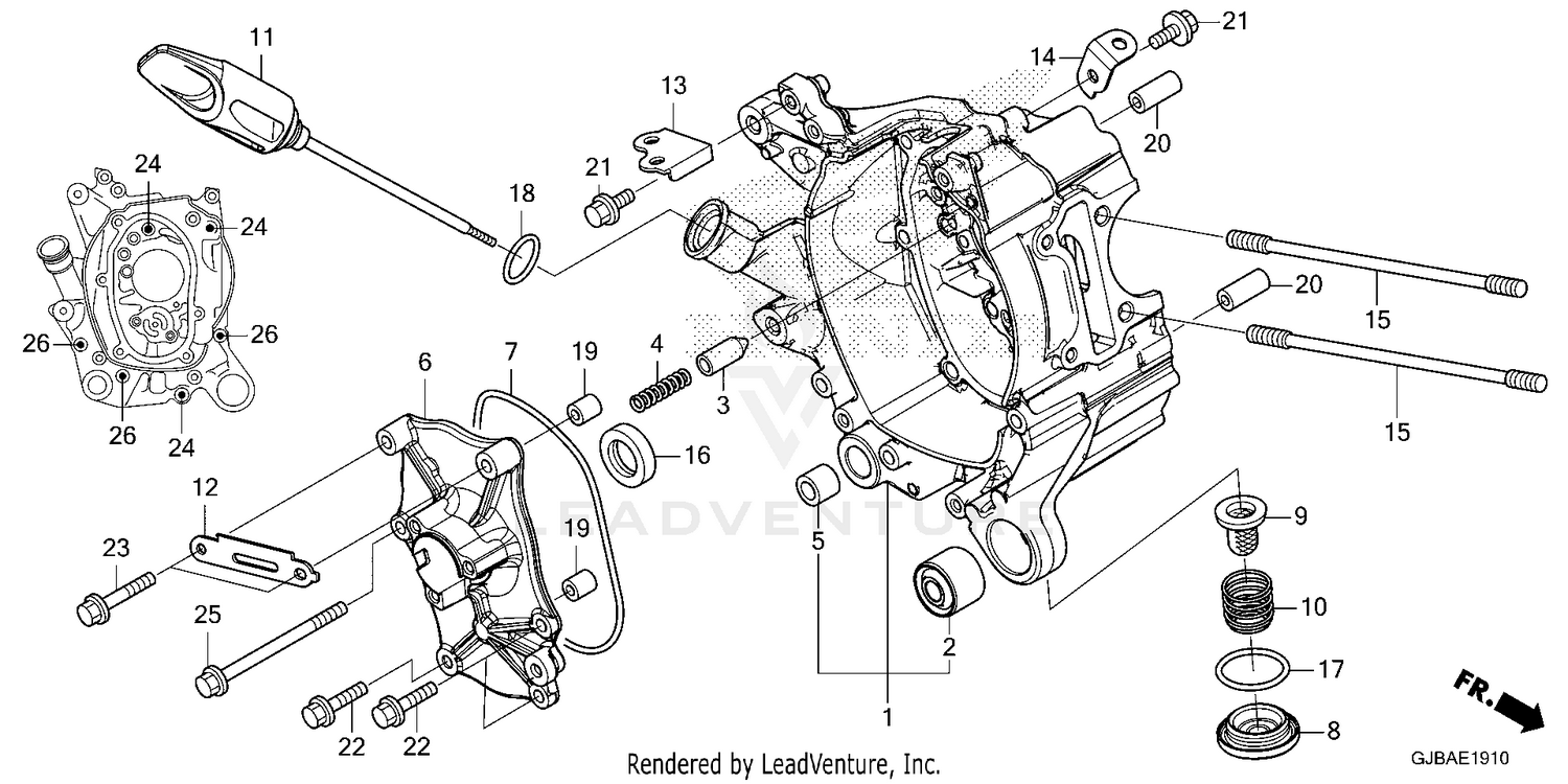 RIGHT CRANKCASE