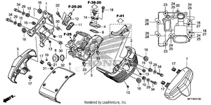 Front Cylinder Head Cover Schematic