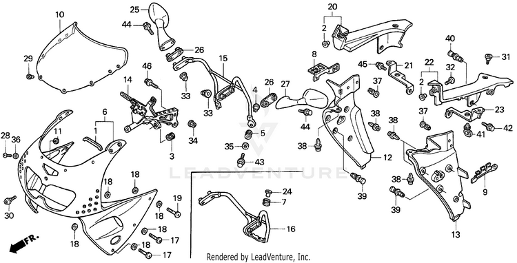 1995 Honda CBR900RR OEM Parts