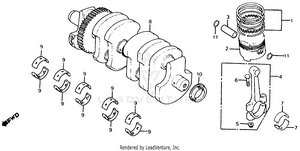 Crankshaft + Piston Schematic