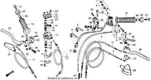 Switch + Handle Lever + Cable Schematic