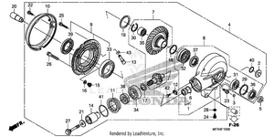 Final Driven Gear Schematic