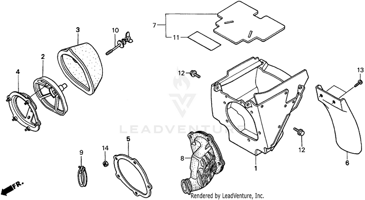 1998 Honda CR125R OEM Parts