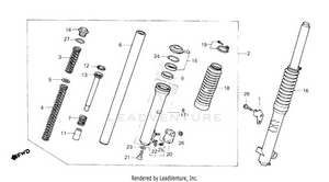 Front Fork Schematic