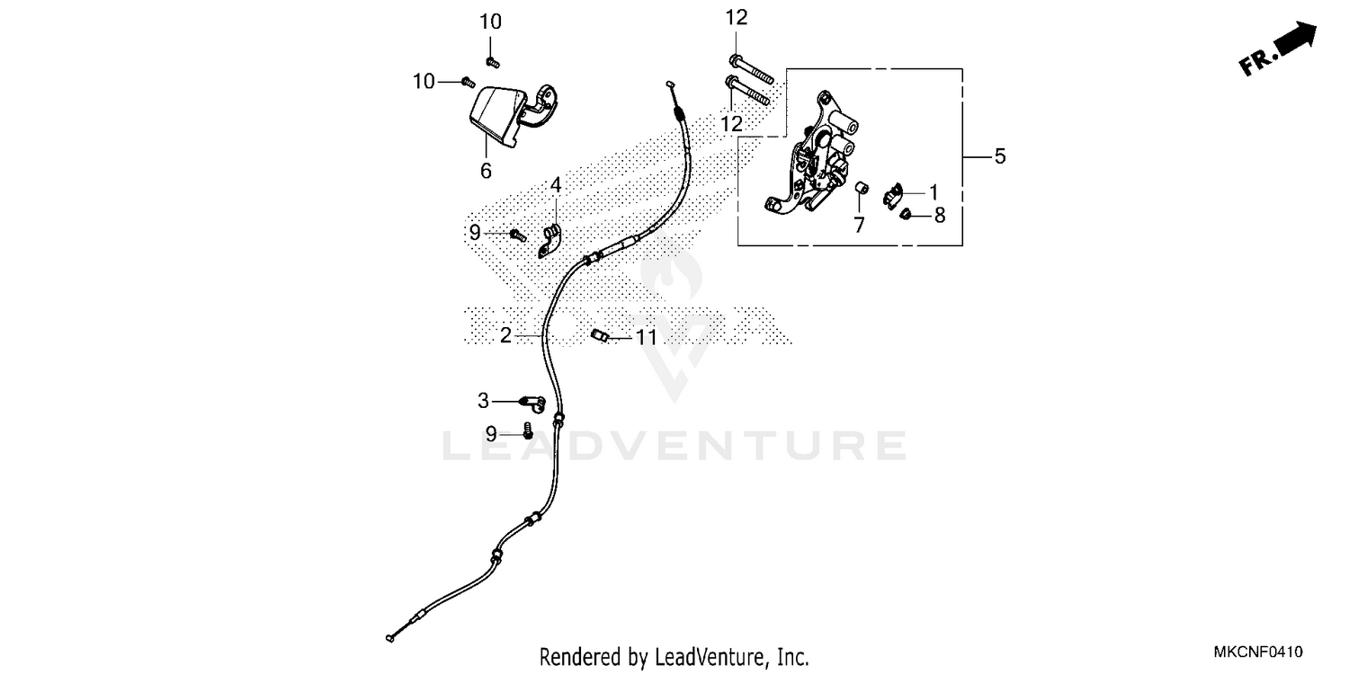 PARKING BRAKE LEVER