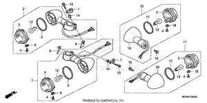 Front + Rear Turn Signal Schematic