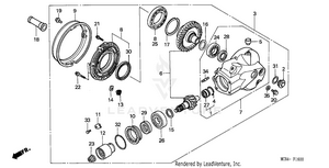 Final Driven Gear Schematic