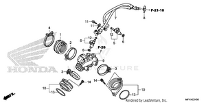 Intake Manifold@injector Schematic