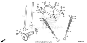 Camshaft@valve Schematic