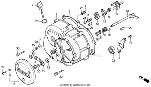 Right Crankcase Cover Schematic