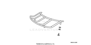 Trunk Rack (chrome) Schematic
