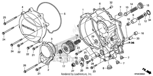 Right Crankcase Cover Schematic